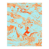 Flamingo + Sea Marble (Print Only) thumbnail