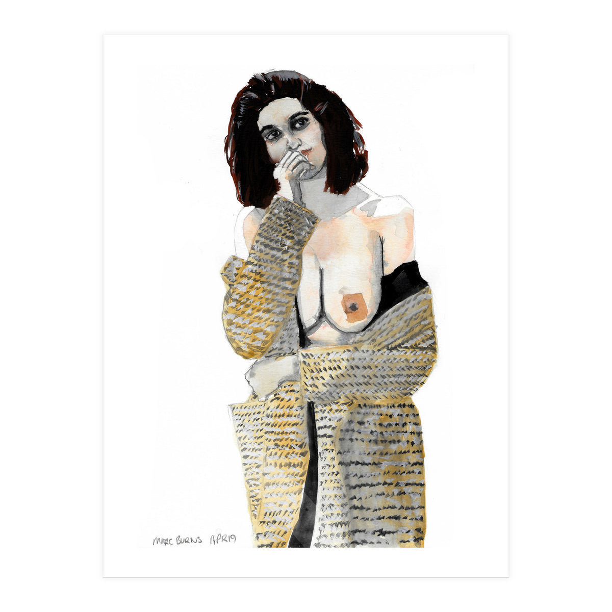 Untitled #15 - Woman in coat (Print Only)