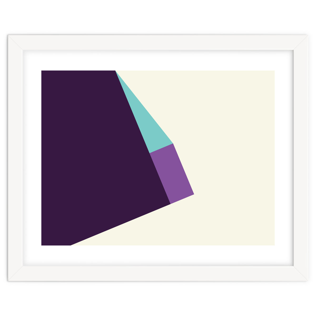 Geometric Shapes No. 42 -  lilac, blue & purple