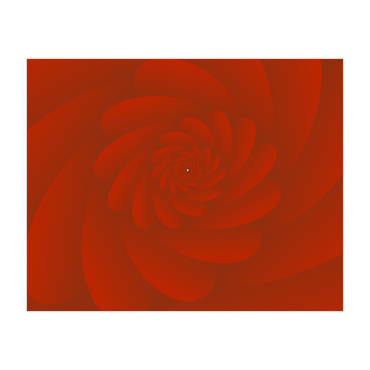 3 D Image Abstract Rose Flower ART (Print Only)