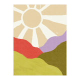 Sunshine & Hills \\ Retro Landscape  (Print Only) thumbnail