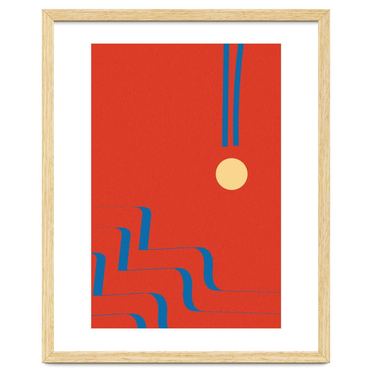 Mid Century Abstract Lines