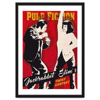 Twist dance Pulp Fiction movie poster