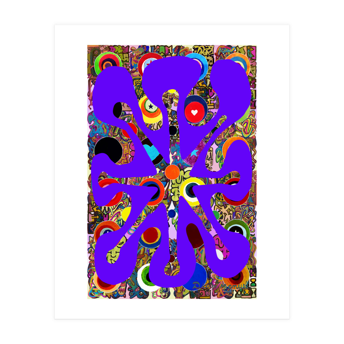 Fuego Y Graffiti 85 (Print Only)