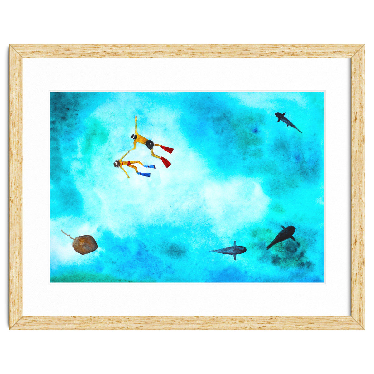 One summer day || watercolor