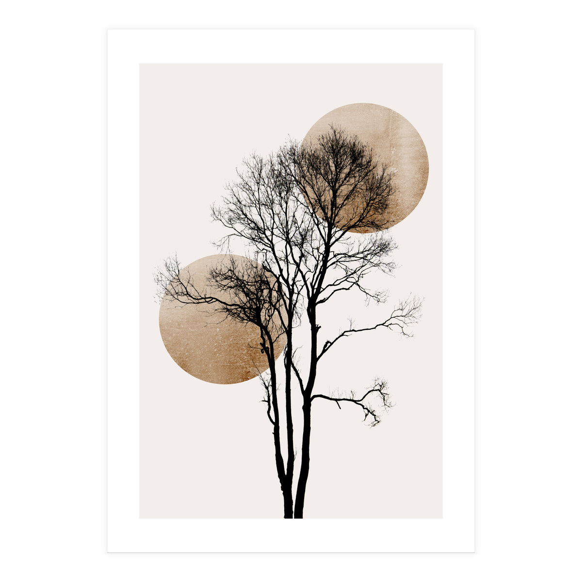 Sun And Moon Hiding Gold (Print Only)