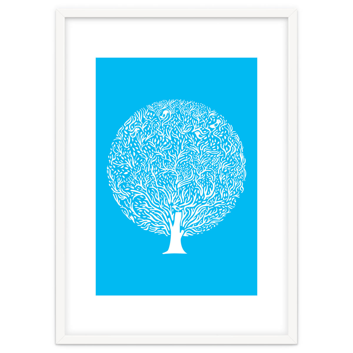 Blue tree
