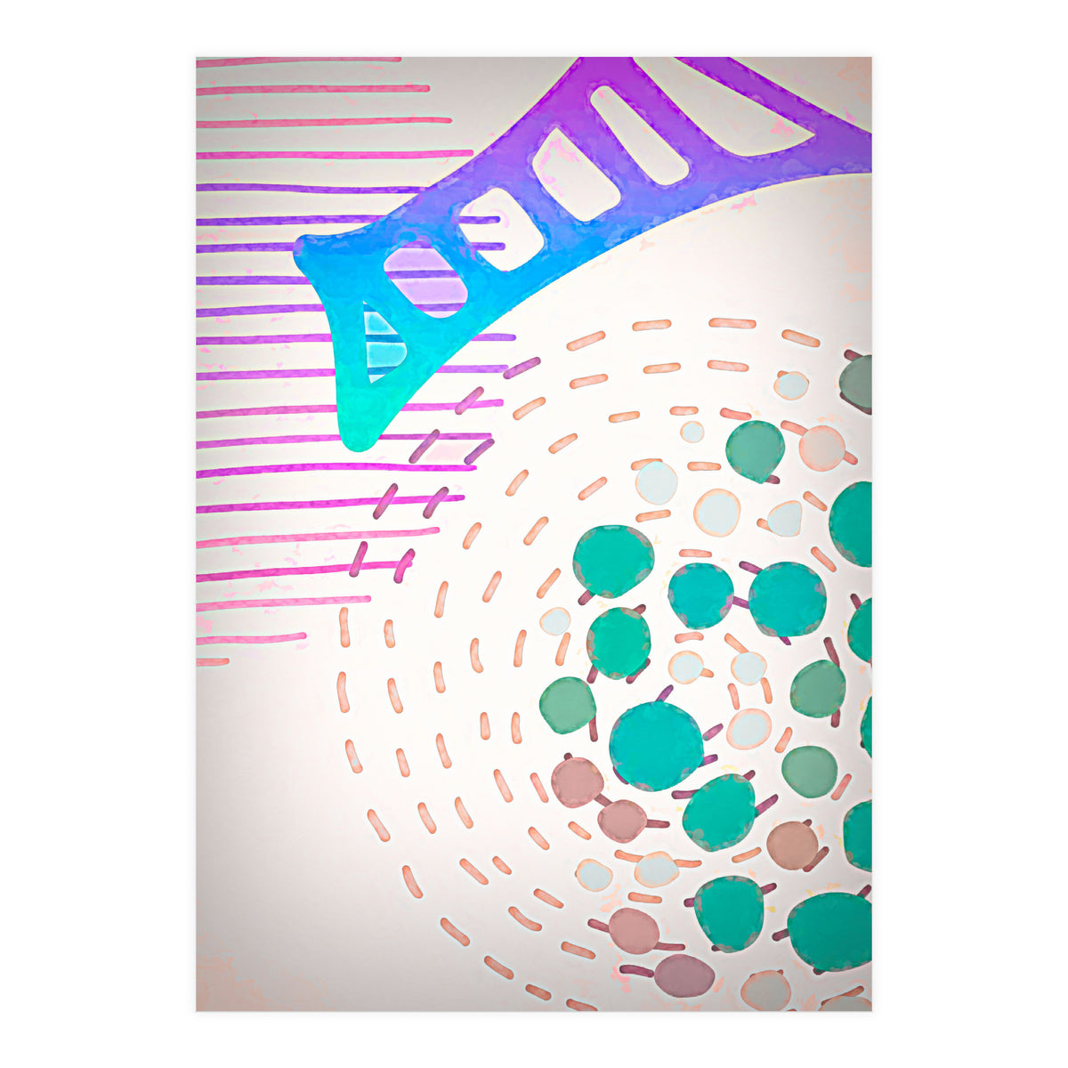 Pebbles In The Wheels (Print Only)