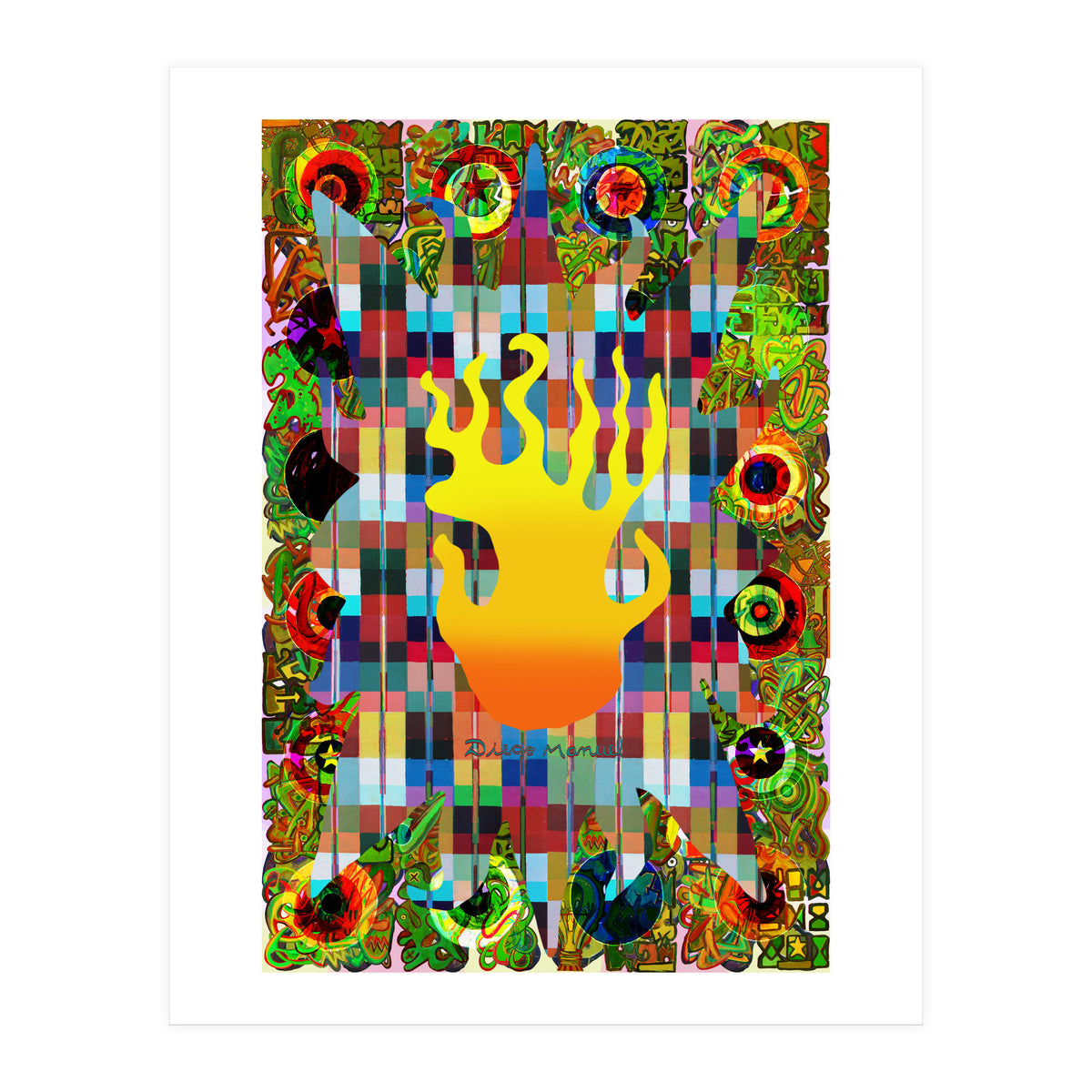 Fuego Y Graffiti 1 (Print Only)