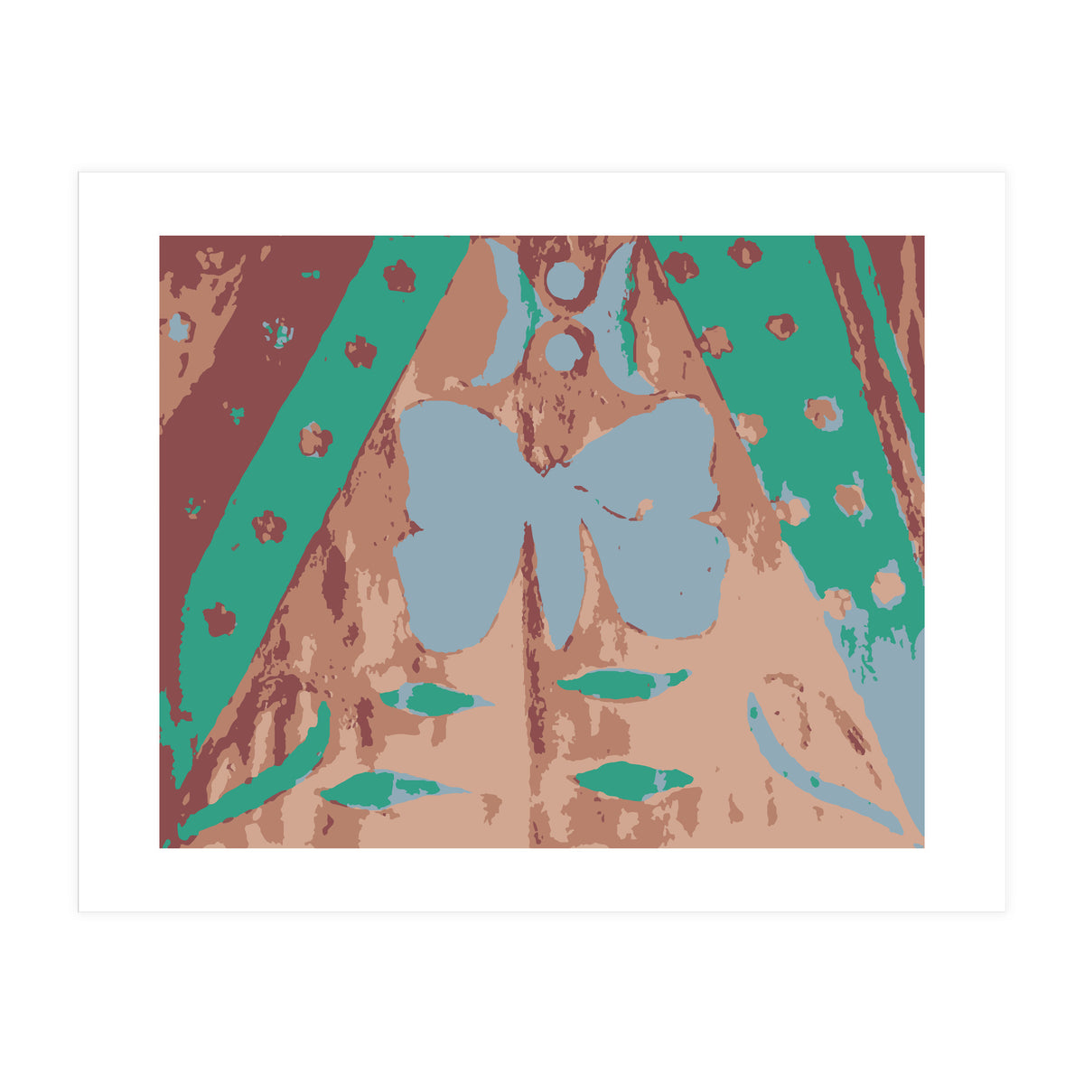 Butterfly Flower Array Art (Print Only)