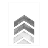 Grey Watercolor Chevron (Print Only) thumbnail