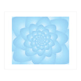 Pastel Colors Flower Pattern Set Blue (Print Only) thumbnail