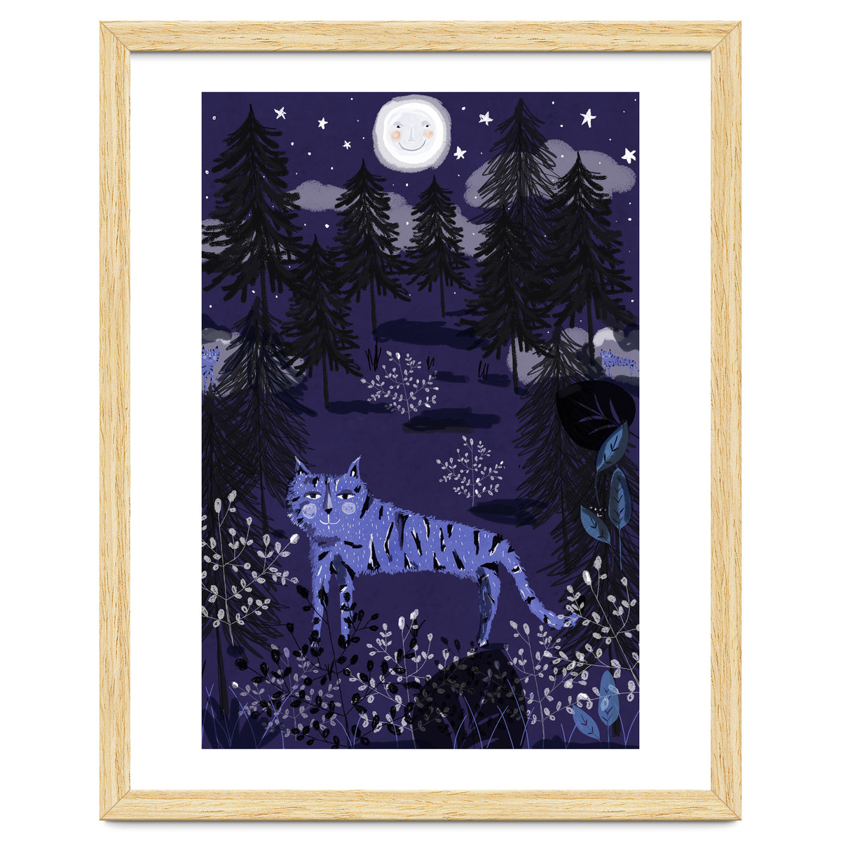 Night tigers  hide and seek