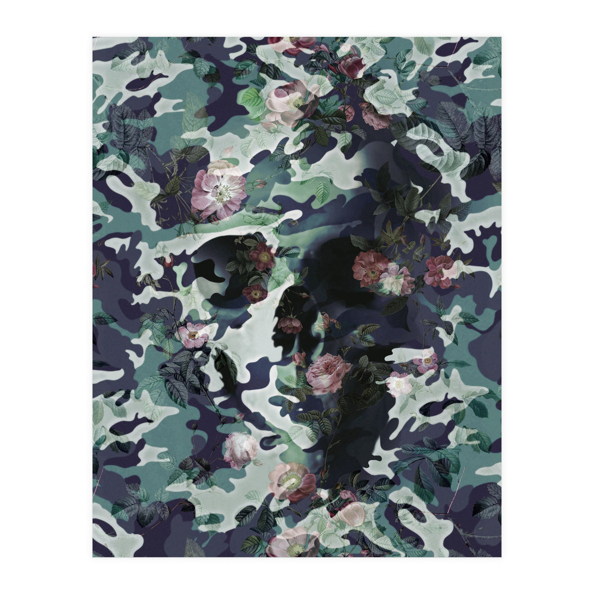Camo Skull (Print Only)