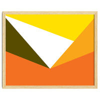 Geometric Shapes No. 58 - yellow & orange