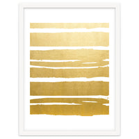 Gold Vibes Only | Luxe Shimmer Metallic Graphic Abstract | Golden Happiness Good Vibes