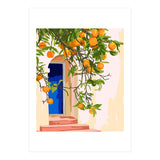 Wherever you go, go with all your heart | Summer Travel Morocco Boho Oranges | Architecture Building (Print Only) thumbnail