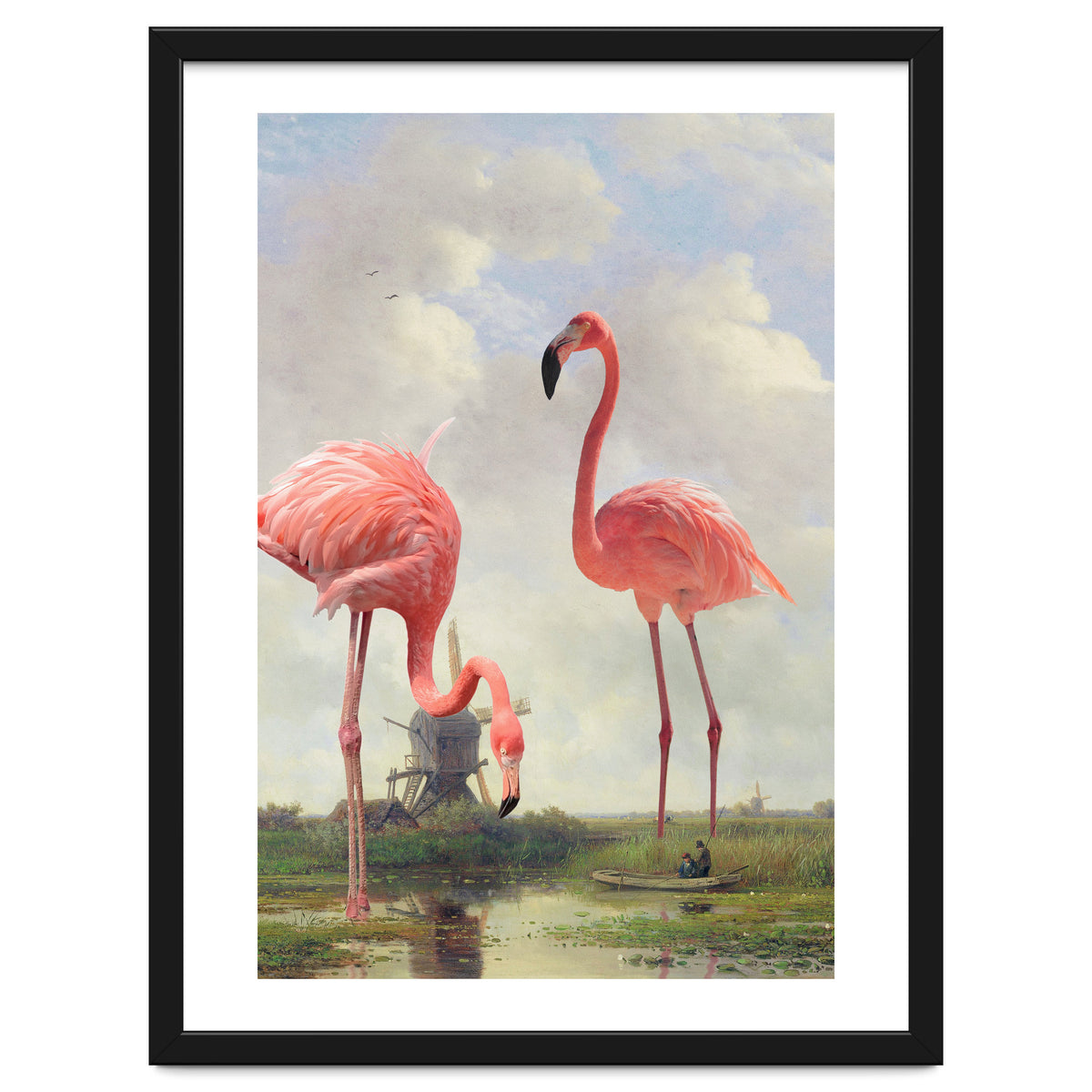 Fishing With Flamingos