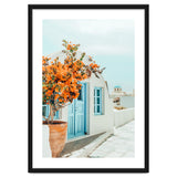 Greece Airbnb, Greece Photography Travel Digital Art, Scenic Landscape Architecture, White Building thumbnail