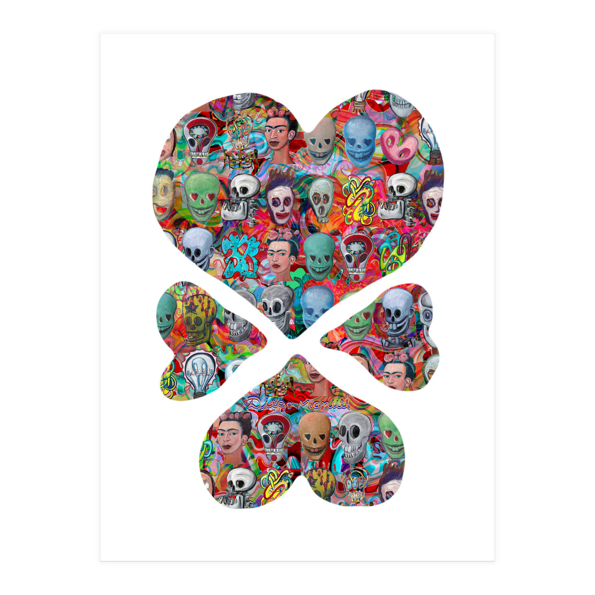 4 Corazones 2 Copia (Print Only)