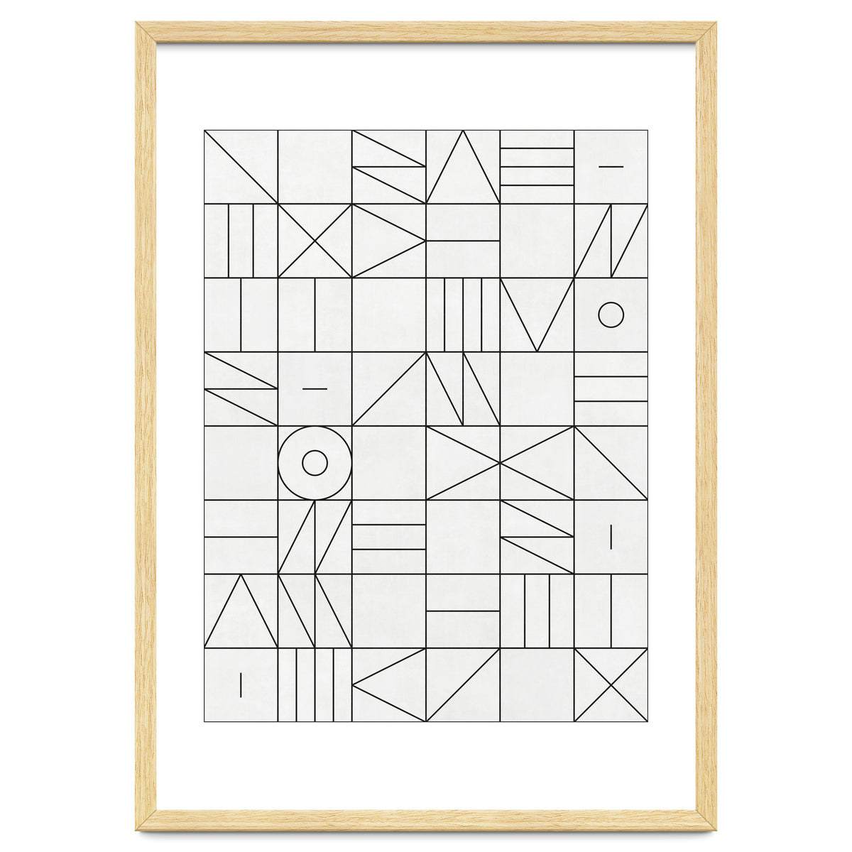 My Favorite Geometric Patterns No.1 - White
