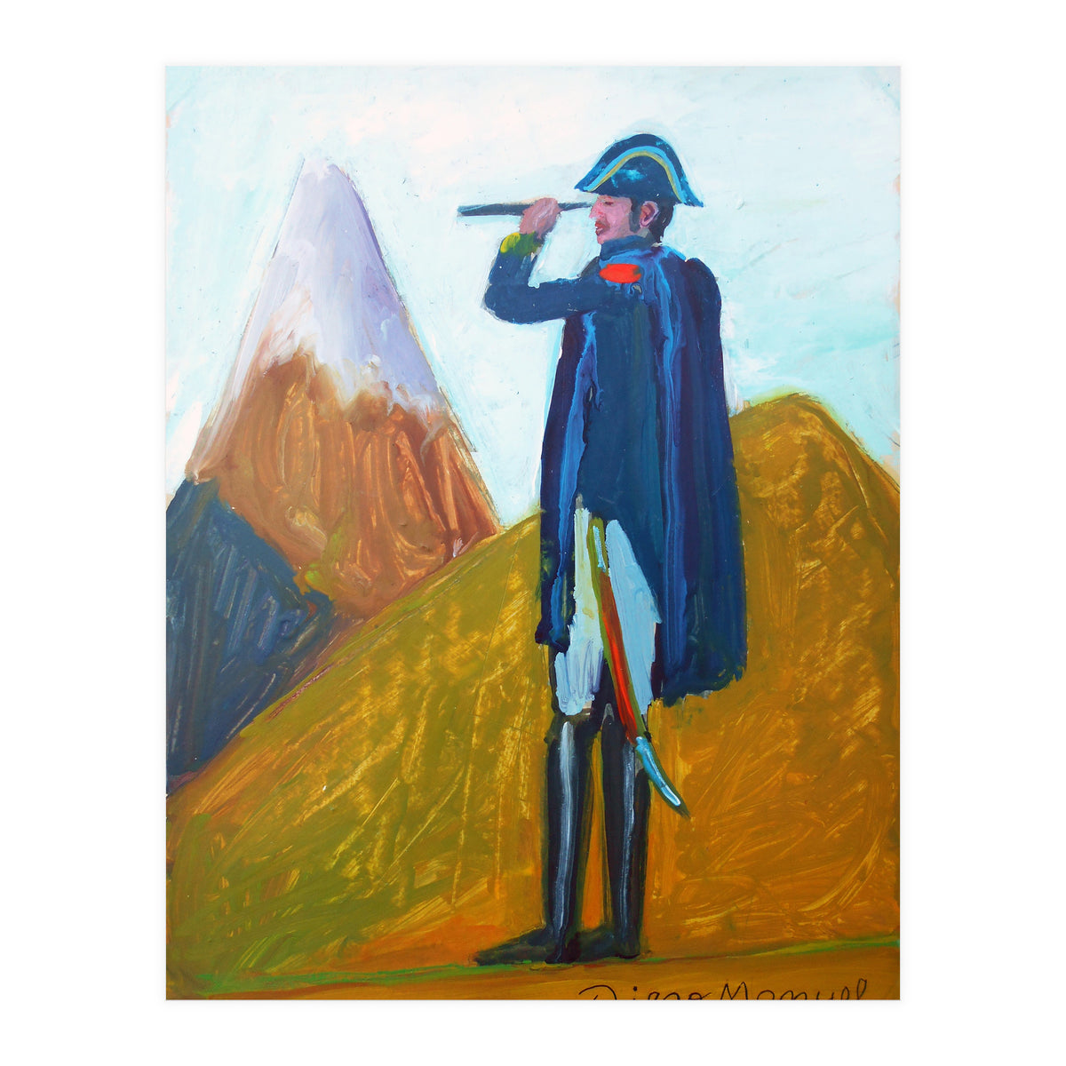 San Martin Cruzando Los Andes 3b (Print Only)