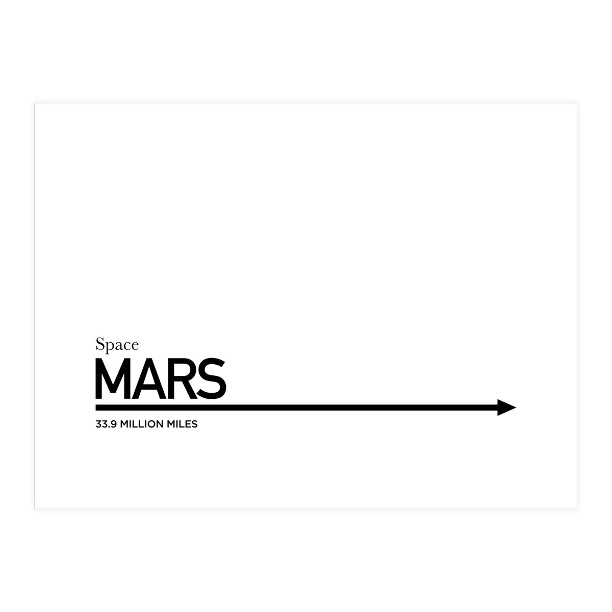 TO MARS (Print Only)