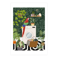 Tropical Laundry Room (Print Only)