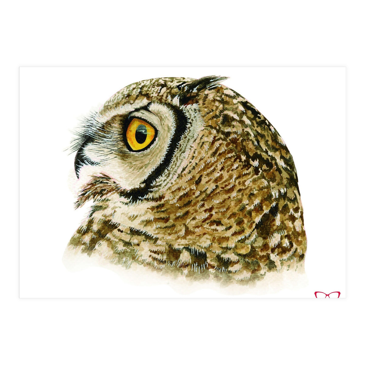 Lesser horned owl  (Print Only)