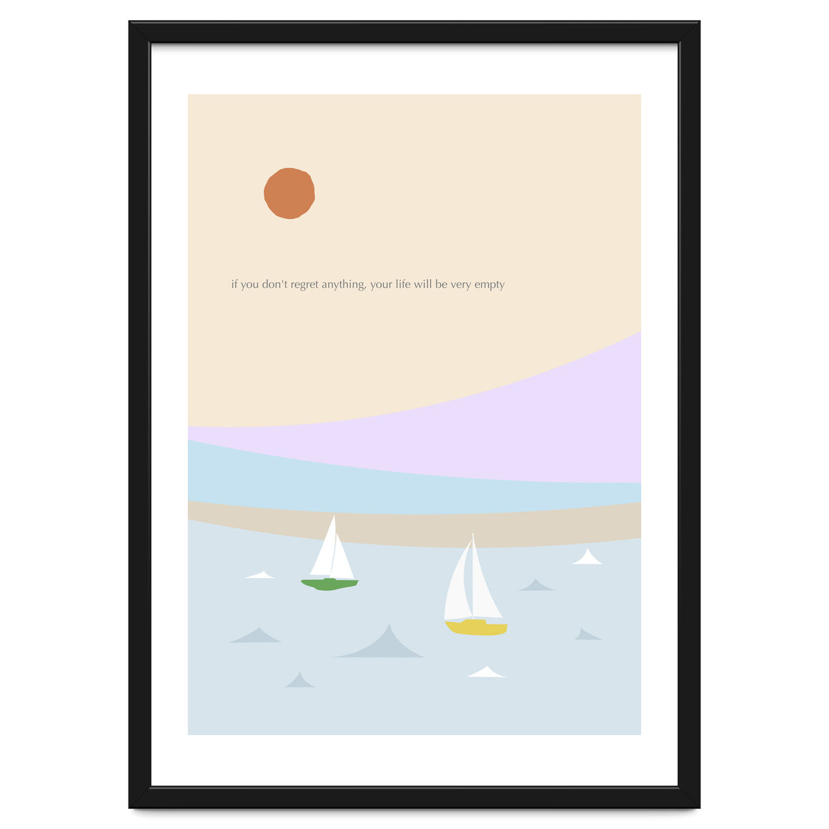 sailboat in the sunset ocean