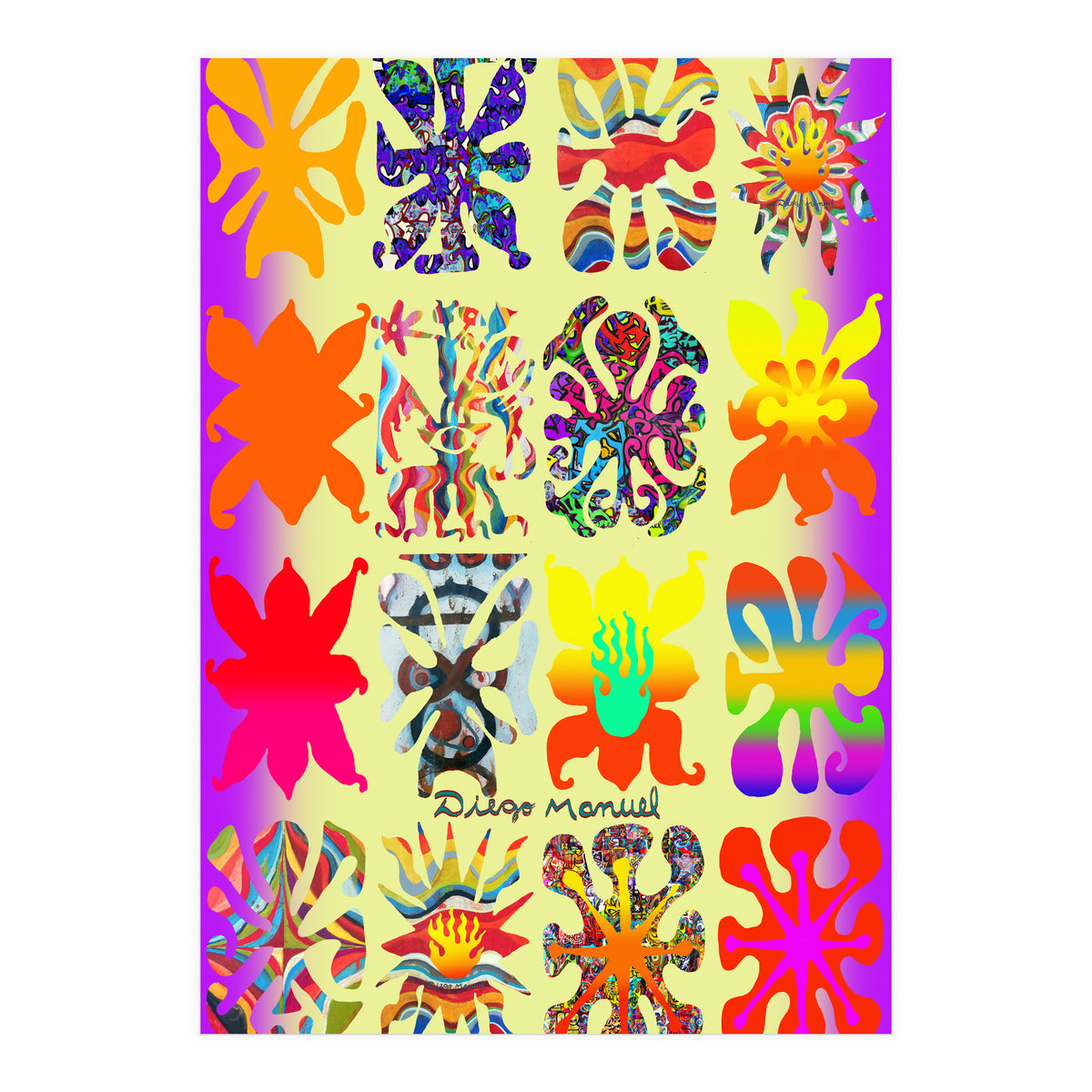 Pop Abstract 2023 Tapiz 60 (Print Only)