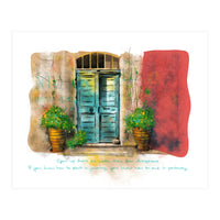 Mediterranean Door (Print Only)