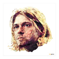 Kurt Cobain Low Poly (Print Only)