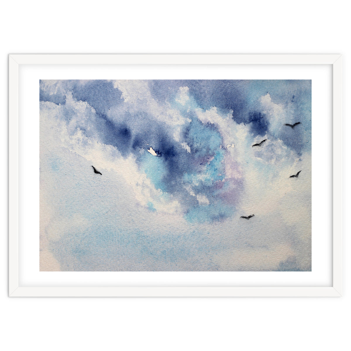 Dramatic sky || watercolor