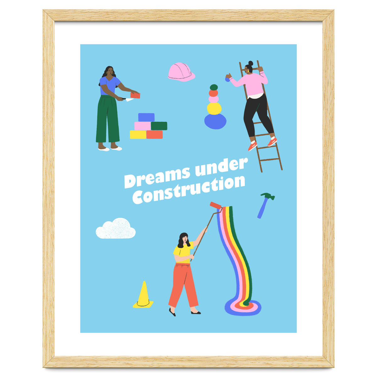 Dreams Under Construction Blue