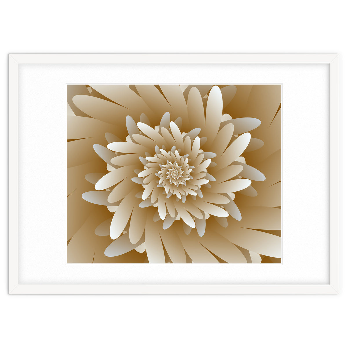 Abstract Digital Floral ART