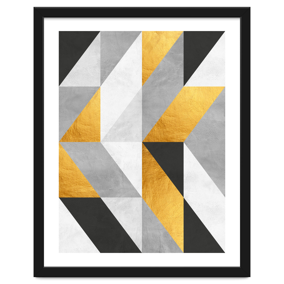 Gray and Gold Composition I