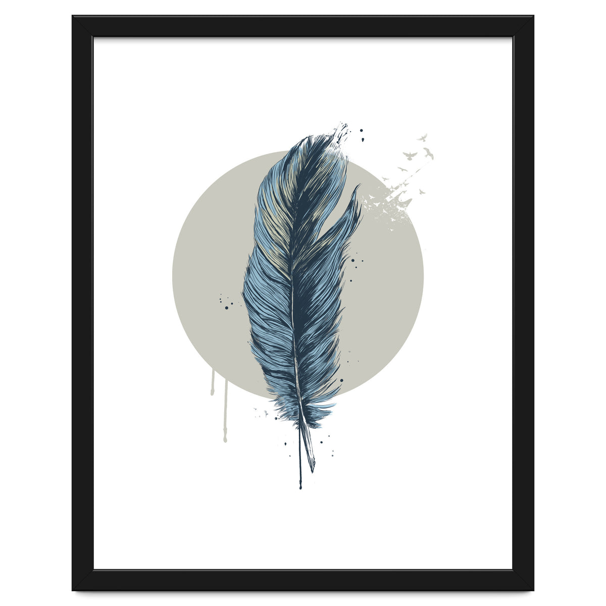 Feather In A Circle