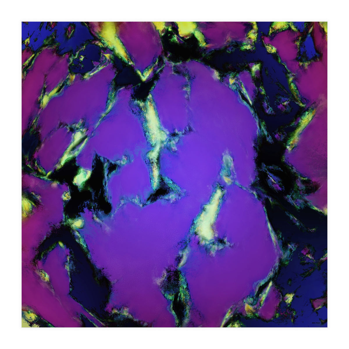 Soft Blue Shatter (Print Only)