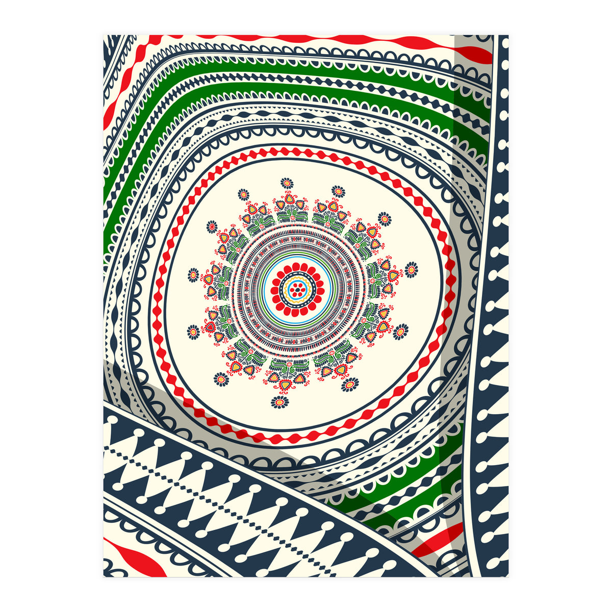 Romanian embroidery background 12 (Print Only)