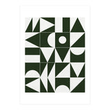 My Favorite Geometric Patterns No.15 - Deep Green (Print Only) thumbnail