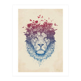 Floral Lion III (Print Only) thumbnail