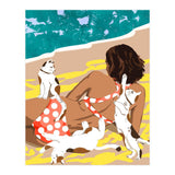 Cat Mom On The Beach (Print Only) thumbnail