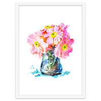 Watercolor Flower Pot