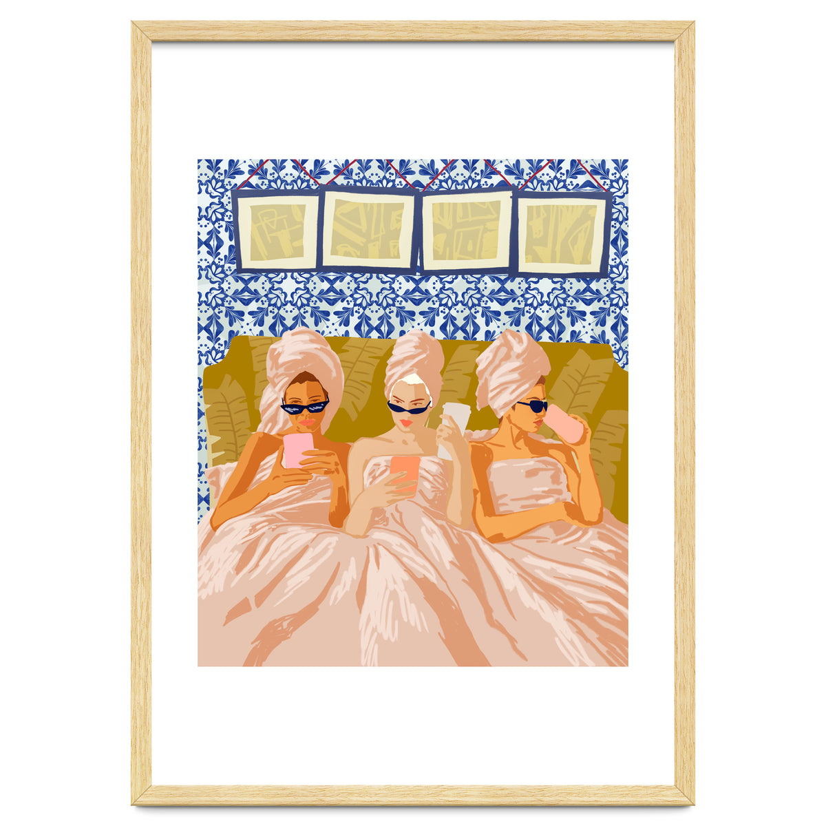 Ladies-Only Club | Girl Talk Slumber Party BFF | Bohemian Feminism Independent Moroccan Women