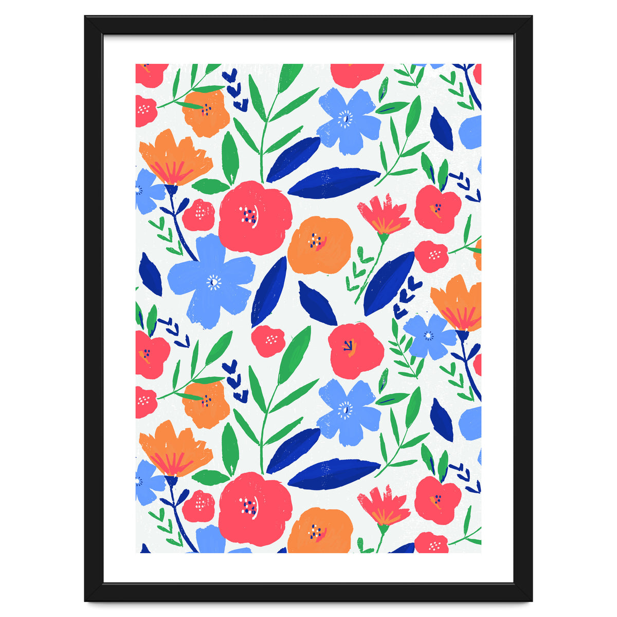 Bold Floral All Over Pattern