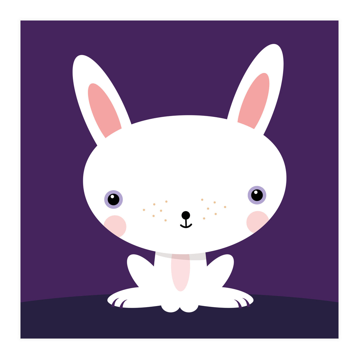 Nursery Kawaii Rabbit (Print Only)