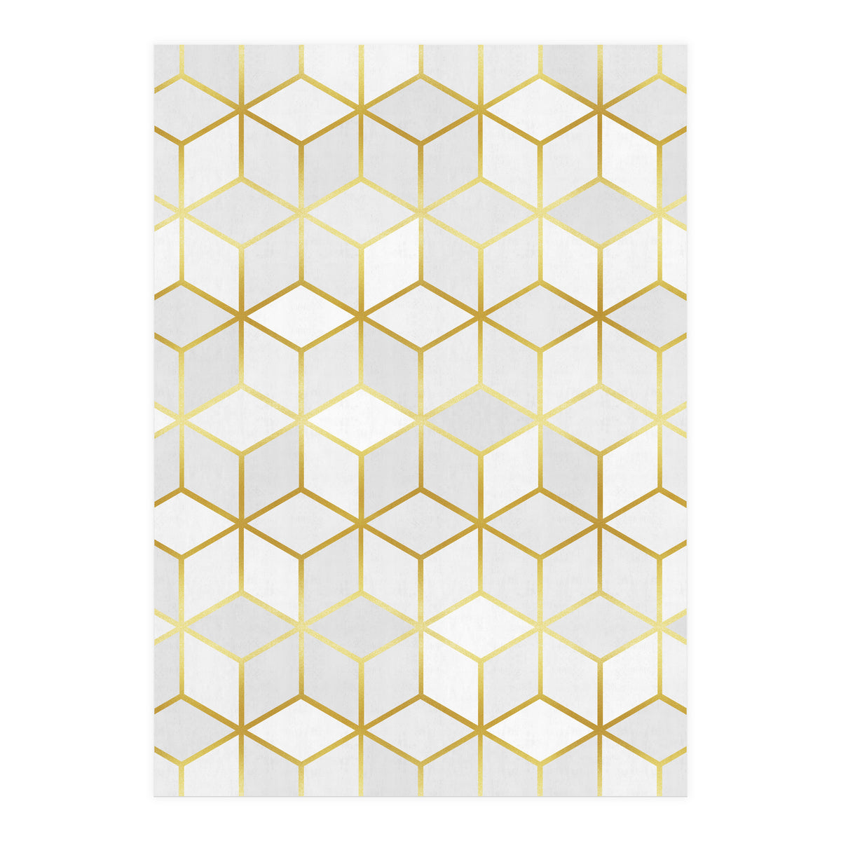 Colorful and golden pattern V (Print Only)