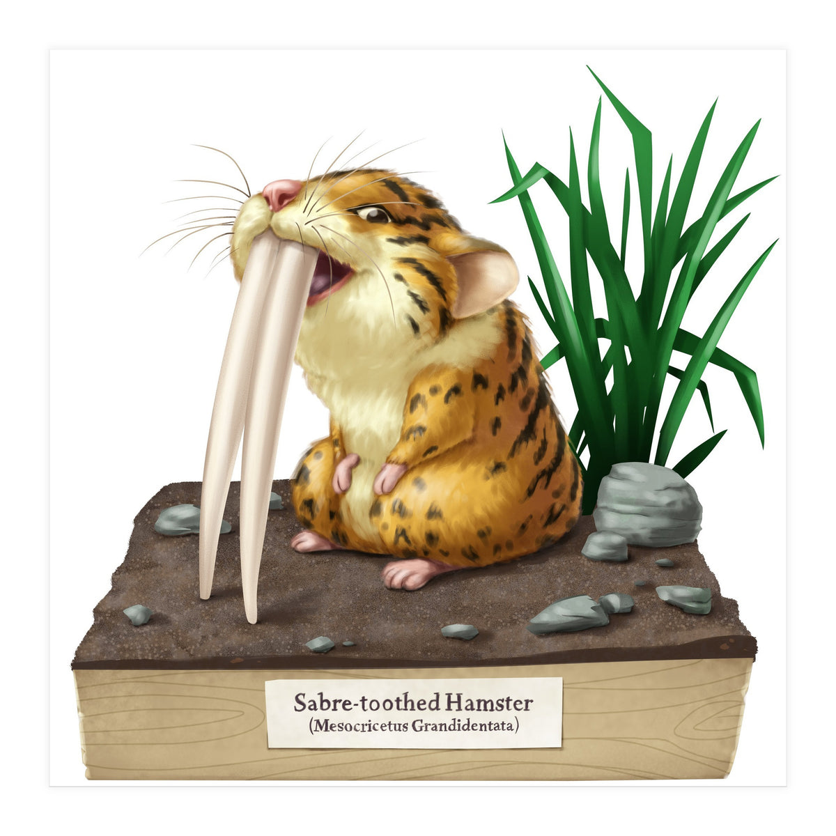 Saber-toothed Hamster (Print Only)