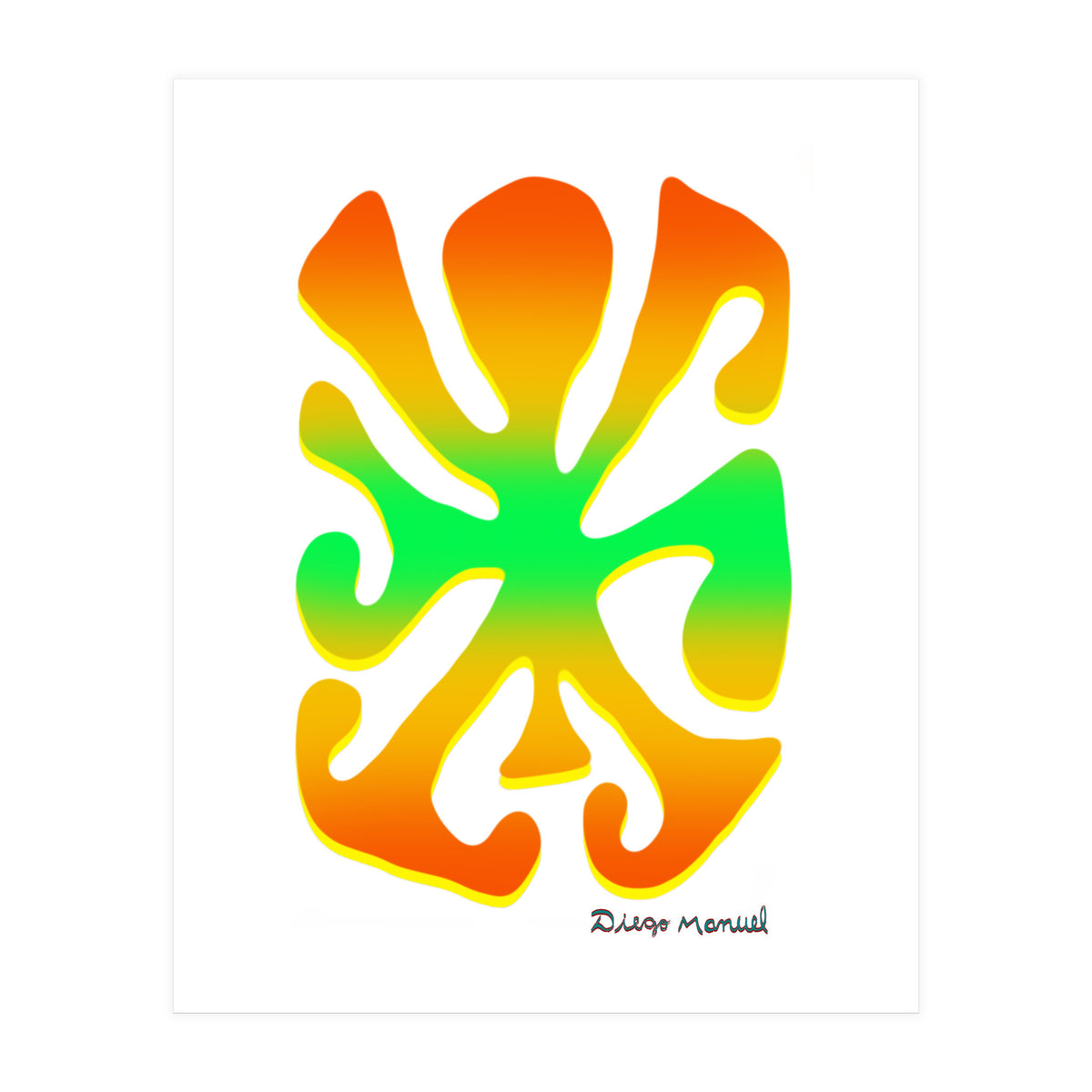 Fuego 168 Copia (Print Only)